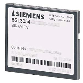 SINAMICS S120 COMPACTFLASH CARD с прошивками ВАРИАНТ ИСПО... 6SL3054-0EJ01-1BA0